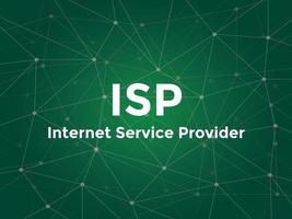 isp internet service provider white text illustration vector