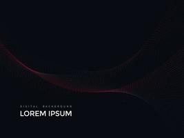 Colorful digital line background,beautiful Abstract lines vector