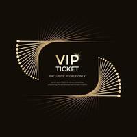 Luxury vip labels and golden badge objects vector