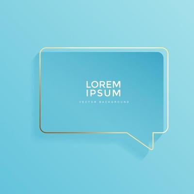 Simple chat icon with beautiful gradient background