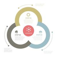 Varias infografías de negocios, gráficos infográficos, elementos infográficos vectoriales vector