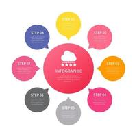 Various business infographic, infographic chart, vector infographic elements