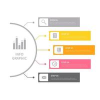 Various business infographic, infographic chart, vector infographic elements