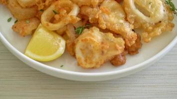 calamars - calamars frits avec frites