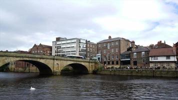 timelapse York City in UK video