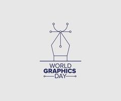 Simple world graphic day vector design