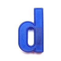 Magnetic lowercase letter D photo