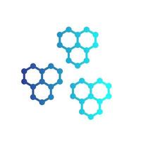 graphene structures vector illustration