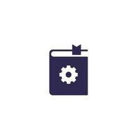 manual, user instructions icon vector