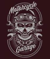 logotipo del club de motocicletas automotrices vector