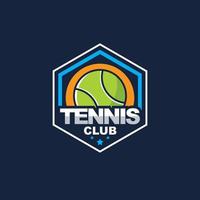 Tennis logo  Sport badge  American logo sport vector