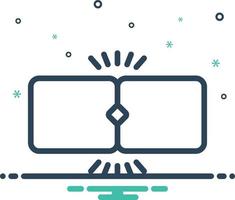 Mix icon for combination vector