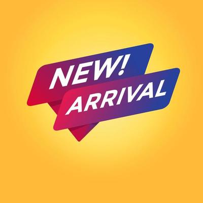 New Arrival tag sign.