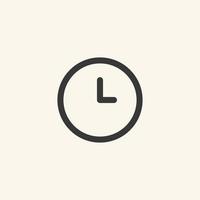 Clock icon vector