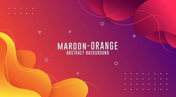 Maroon and Orange Gradient Background, Gradient Abstract Background, Full color abstract background