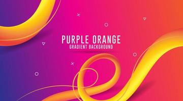 Purple and Orange Gradient Background, Gradient Abstract Background, Full color abstract background