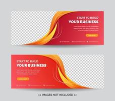 Business Banner Template, Web Banner Template, Corporation Banner Background