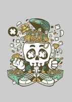 Treasure Skull Head.eps vector