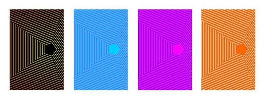 Minimal cover design. colorful halftones. Modern background template design for web. vector illustration