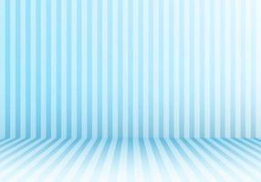 3D studio room abstract vertical lines striped candy blue perspective floor and background vector