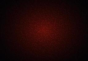 Abstract red shiny diagonal lines and dot particles with lighting on dark background vector