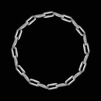 Chain round frame vector