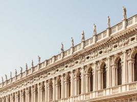 Venice, Italy - Columns perspective photo