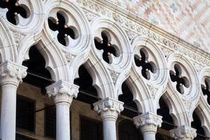 Venice, Italy - Columns perspective photo