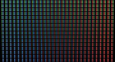 Advanced MVA gradient layout with pixels in macro scale vector