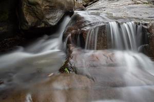 Rivers and bridges in mountain villages photo