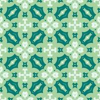 Three colors seamless ornament shape. Simple pattern abstract background vector