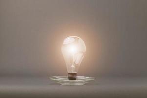concept of light bulbs, the emergence of new ideas photo