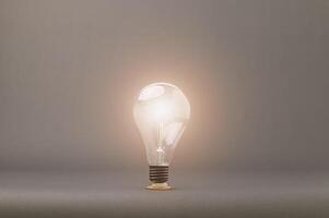 concept of light bulbs, the emergence of new ideas photo