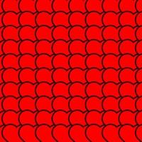 Red Heart background or pattern. vector