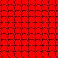 Red Heart background or pattern. vector