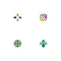 diseño de logotipo de salud médica vector