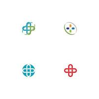 health medical logo design vector