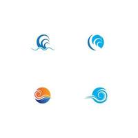 water wave icon vector illustration design