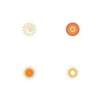 Sun Vector illustration Icon