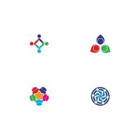 Community, network and social icon vector