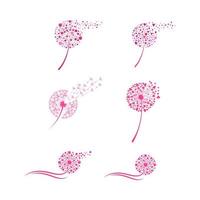 Dandelion vector icon design