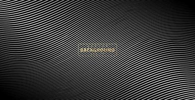 Abstract warped Diagonal Striped Background. Vector curved twisted slanting, waved lines texture. Brand new style for your business design.