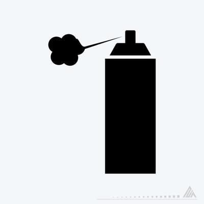 Icon Vector of Spray Paint - Black Style