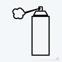 Icon Vector of Spray Paint - Line Style