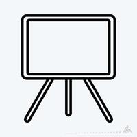 Icon Vector of Canvas - Line Style