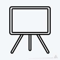 Icon Vector of Canvas - Line Style