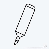 Icon Vector of Marker - Line Style