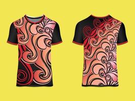 Abstract Tshirt Swirl Gradient Decorative Background vector