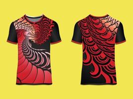 Abstract Tshirt Swirl Gradient Decorative Background vector