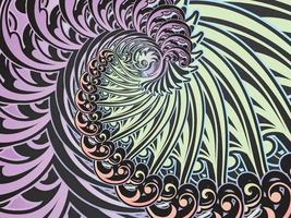 Abstract Swirl Gradient Decorative Background vector